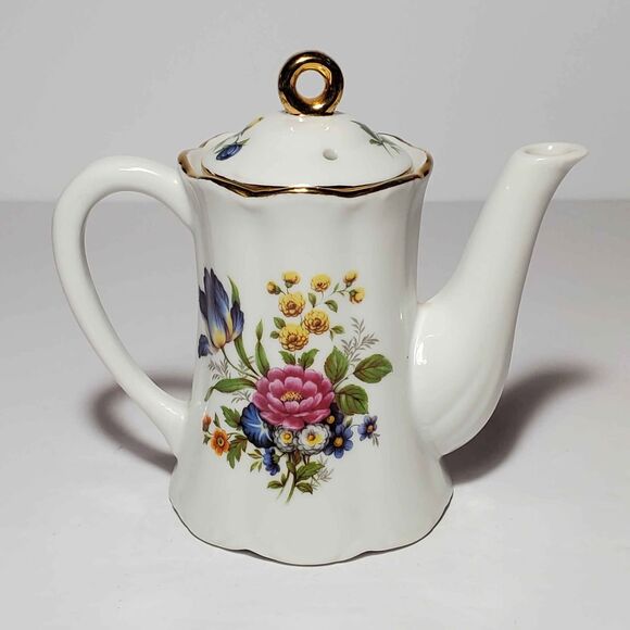Mini Floral Teapot 5" - Picture 8 of 8